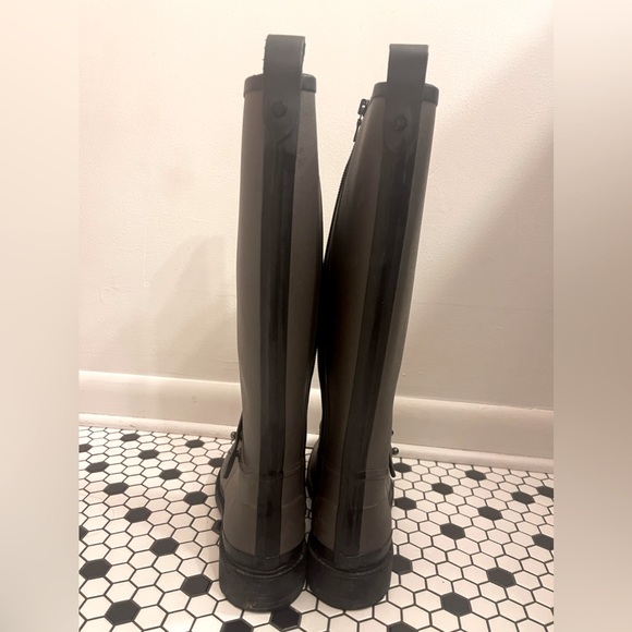 Rag & Bone Tall Riding Rain Boots - size 41 US 10.5 - Picture 4 of 7